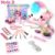 Набор игрушек для макияжа для детей Косметическая игрушка с косметической сумкой Безопасный и нетоксичный набор красоты Подарок для девочек